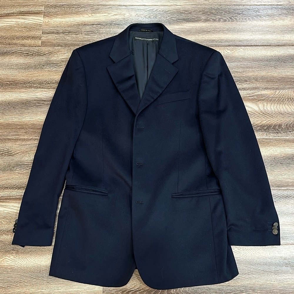 Gianfranco ferré dark blue blazer (50 size)